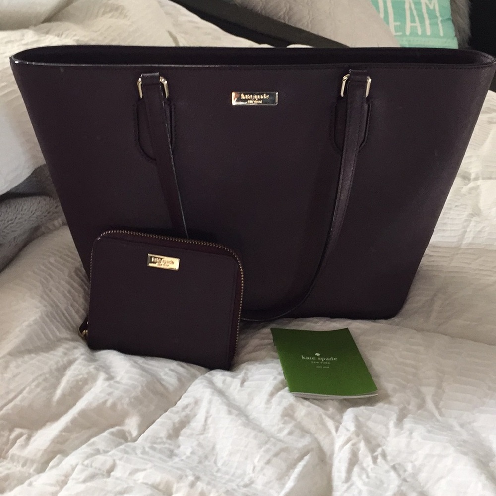 Kate-Spade Matching Bag and Wallet